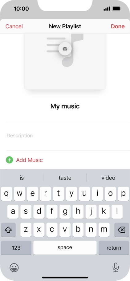 Press Add Music.
