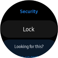 Press Lock.