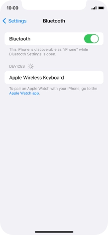 Press the required Bluetooth device and follow the instructions on the screen to pair the device with your phone. Press the required Bluetooth device and follow the instructions on the screen to pair the device with your phone.