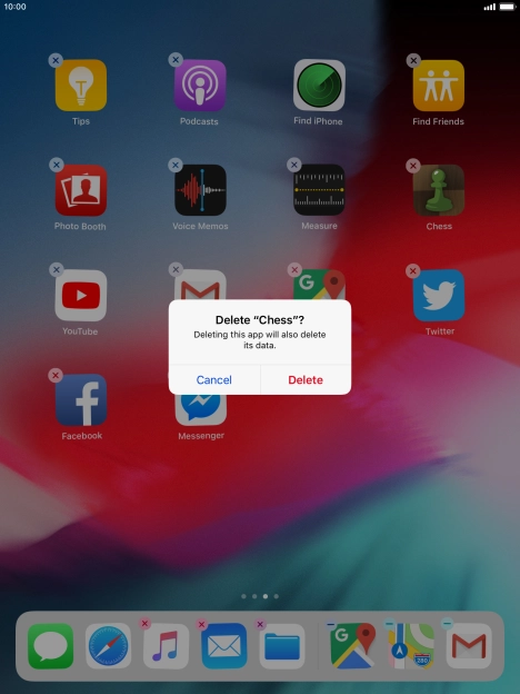Press Delete.