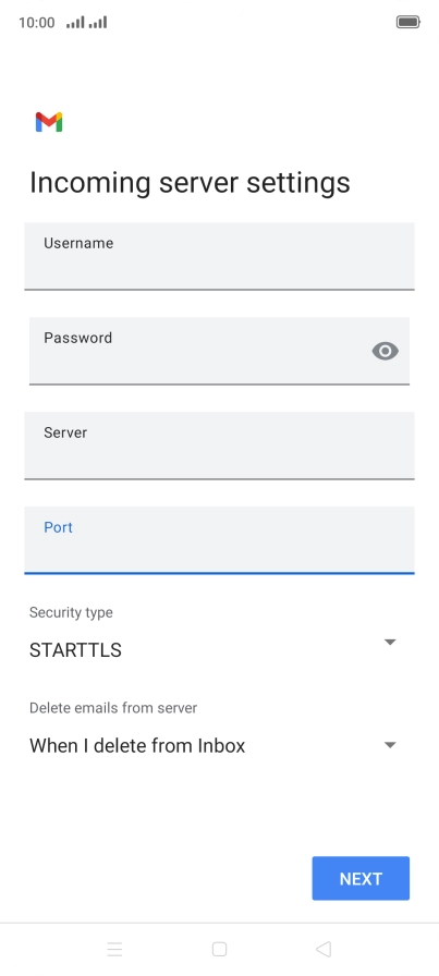 Press the drop down list below Press the drop down list below