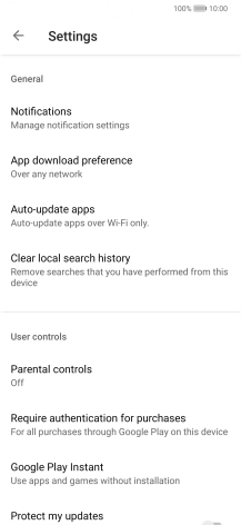 Press Auto-update apps. Press Auto-update apps.