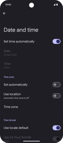 Press the indicator next to Press the indicator next to