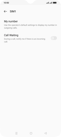 Press My number.