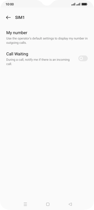 Press My number.