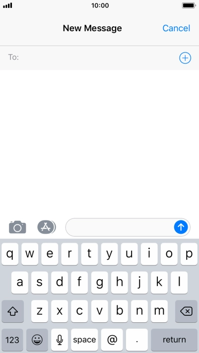 Press To and key in the first letters of the recipient's name. Press To and key in the first letters of the recipient's name.