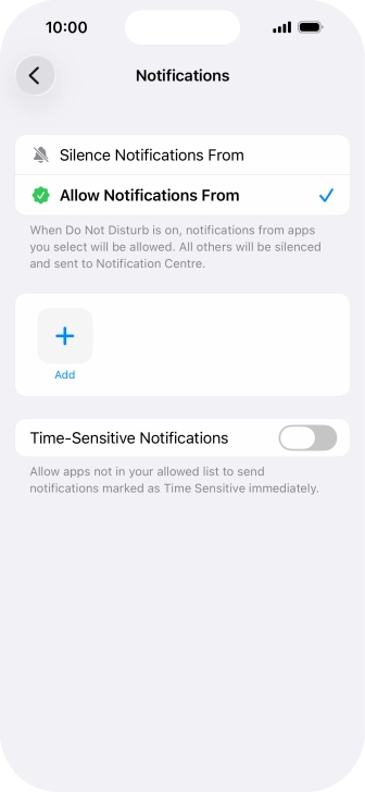 Press the indicator next to Press the indicator next to