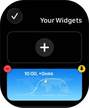 Press the unpin widget icon on the required widget to unpin it from the top of the stack. Press the unpin widget icon on the required widget to unpin it from the top of the stack.