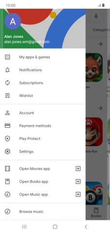 Press My apps & games. Press My apps & games.