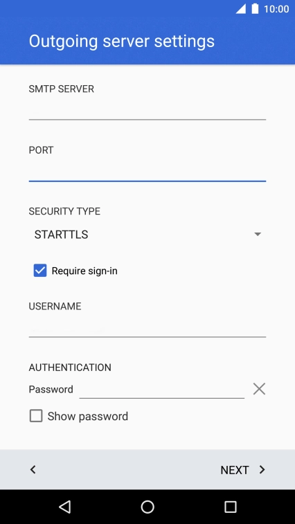Press the drop down list below 