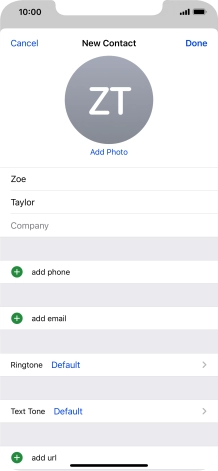 Press add phone.
