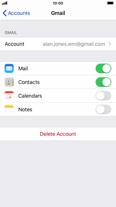 Press the Home key to return to the home screen.