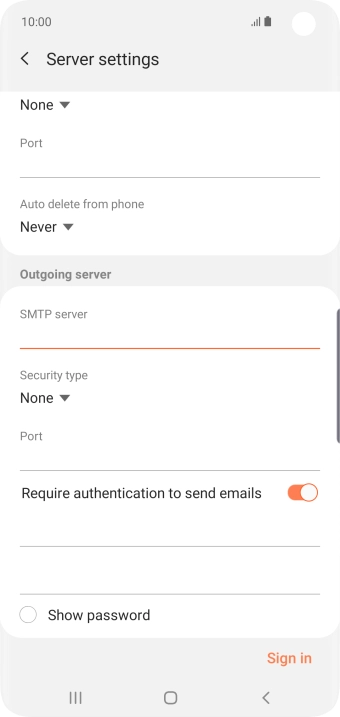 Press the drop down list below Press the drop down list below
