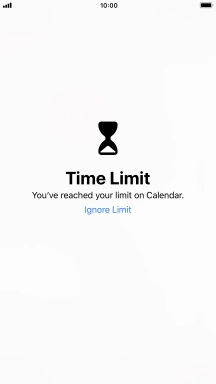 Press Ignore Limit.