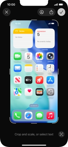 Follow the instructions on the screen to edit and save your screenshot. Follow the instructions on the screen to edit and save your screenshot.