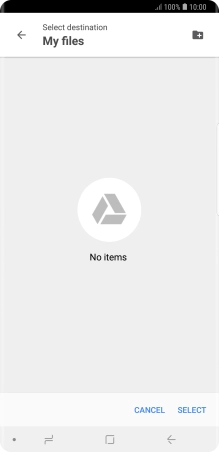 To create a new folder, press the new folder icon and follow the instructions on the screen to create a new folder. To create a new folder, press the new folder icon and follow the instructions on the screen to create a new folder.