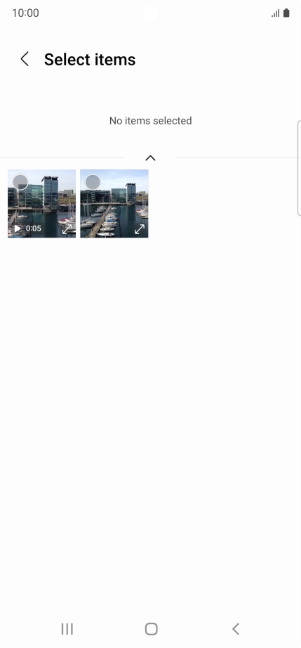 Press the required picture.