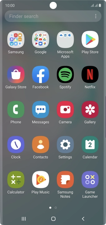 Press Play Store.