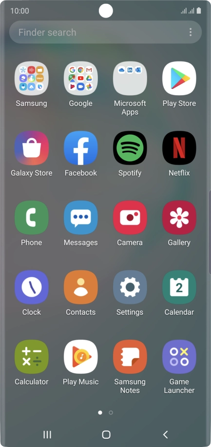Press Play Store.