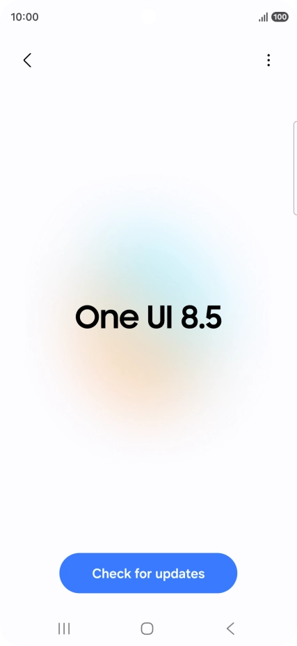 Press Check for updates. If a new software version is available, it's displayed. Follow the instructions on the screen to update the phone software.