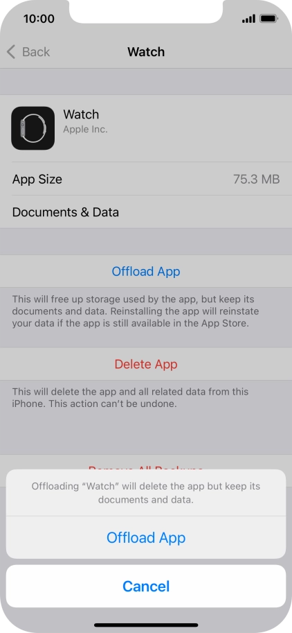 Press Offload App. Press Offload App.