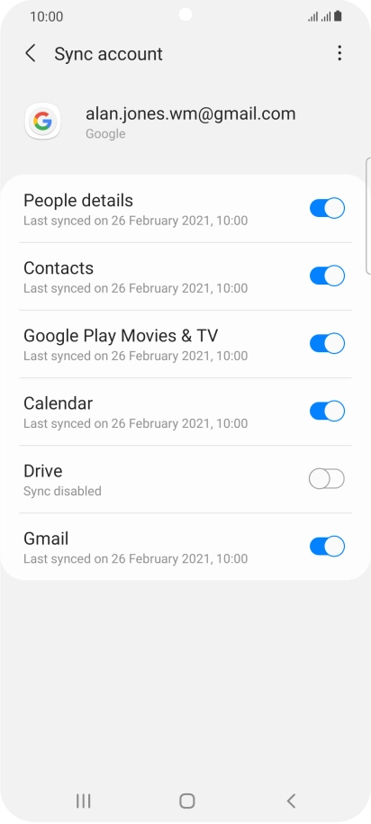 Press the Home key to return to the home screen. Press the Home key to return to the home screen.
