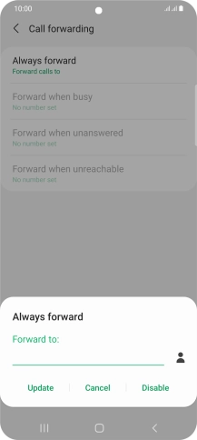 Press Disable.
