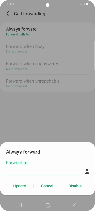Press Disable.