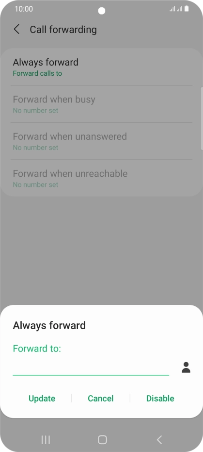 Press Disable.