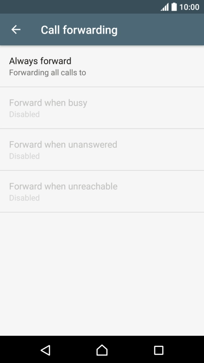 Press the Home key to return to the home screen.