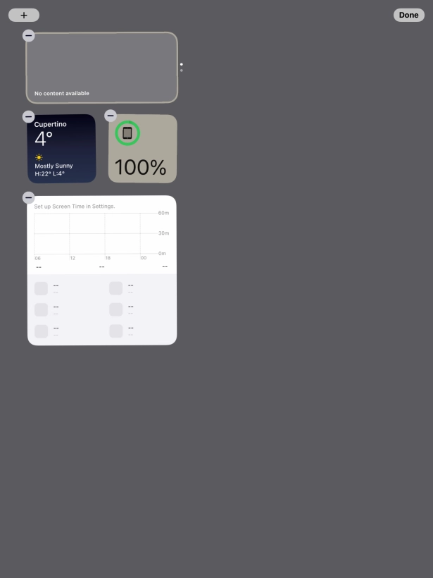Press the add icon. Press the add icon.
