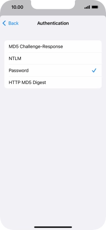 Press Password.