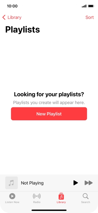Press New Playlist.