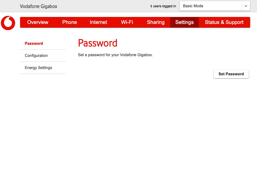 Click Configuration.