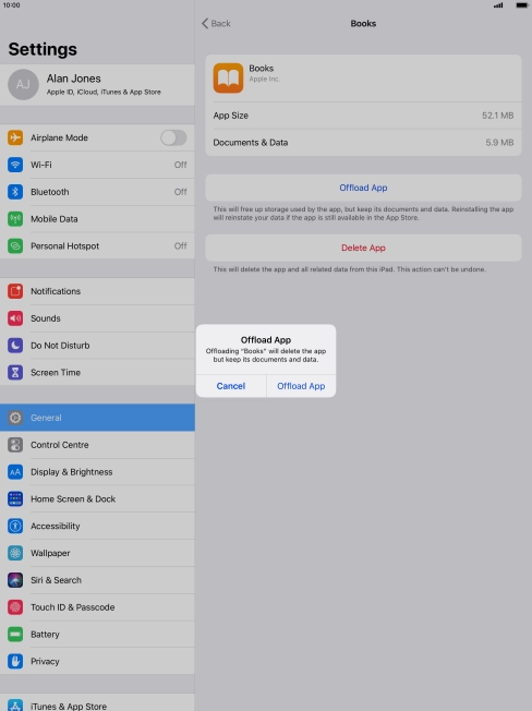 Press Offload App. Press Offload App.