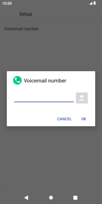 Key in +61414121121 and press OK.