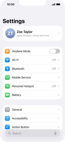 Slide your finger upwards starting from the bottom of the screen to return to the home screen.