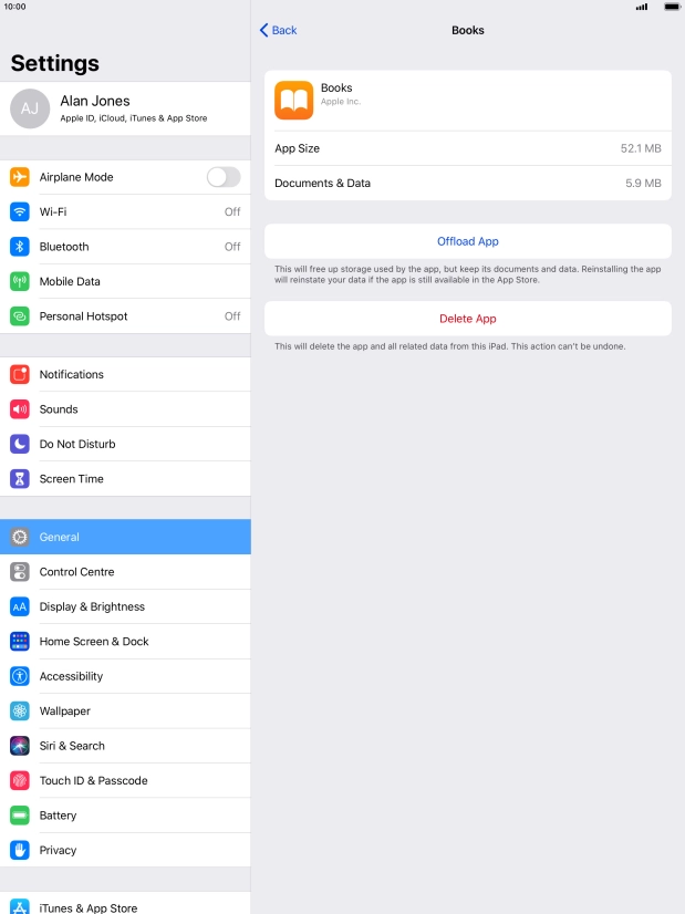 Press Offload App. Press Offload App.