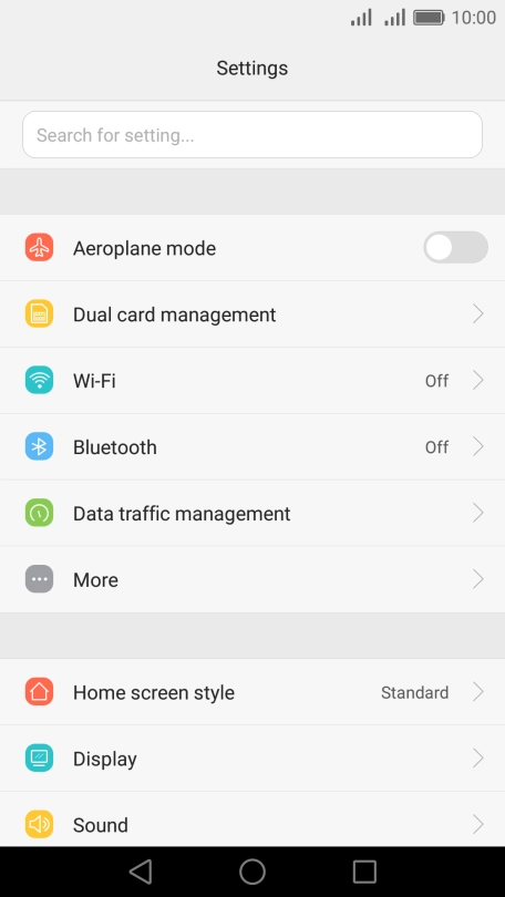 Press Data traffic management. Press Data traffic management.
