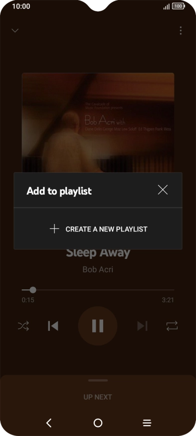 Press CREATE A NEW PLAYLIST.