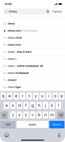 Press Search.