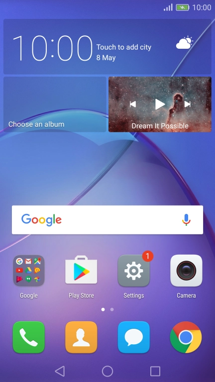 When the battery charging icon is displayed, the battery is charging. When the battery charging icon is displayed, the battery is charging.