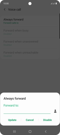 Press Disable.