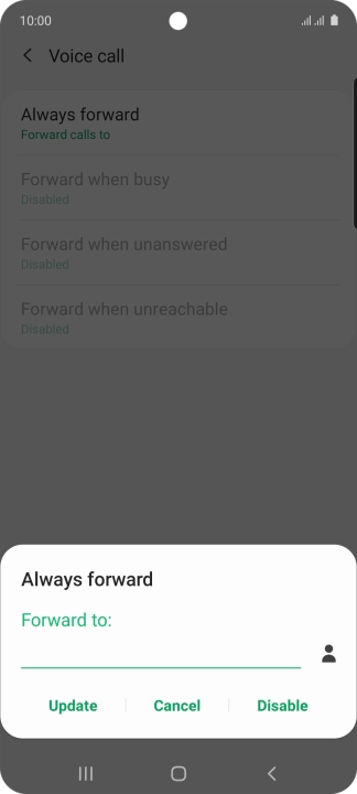 Press Disable.