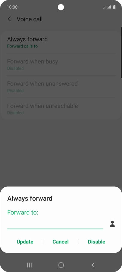 Press Disable.