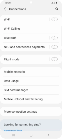 Press Data usage. Press Data usage.