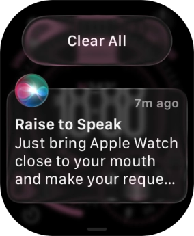 Press the required notification to open it.