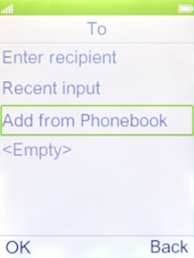 Select Add from Phonebook.