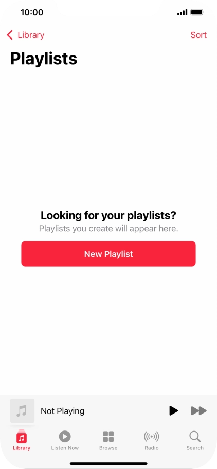 Press New Playlist.