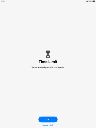 Press Ignore Limit.